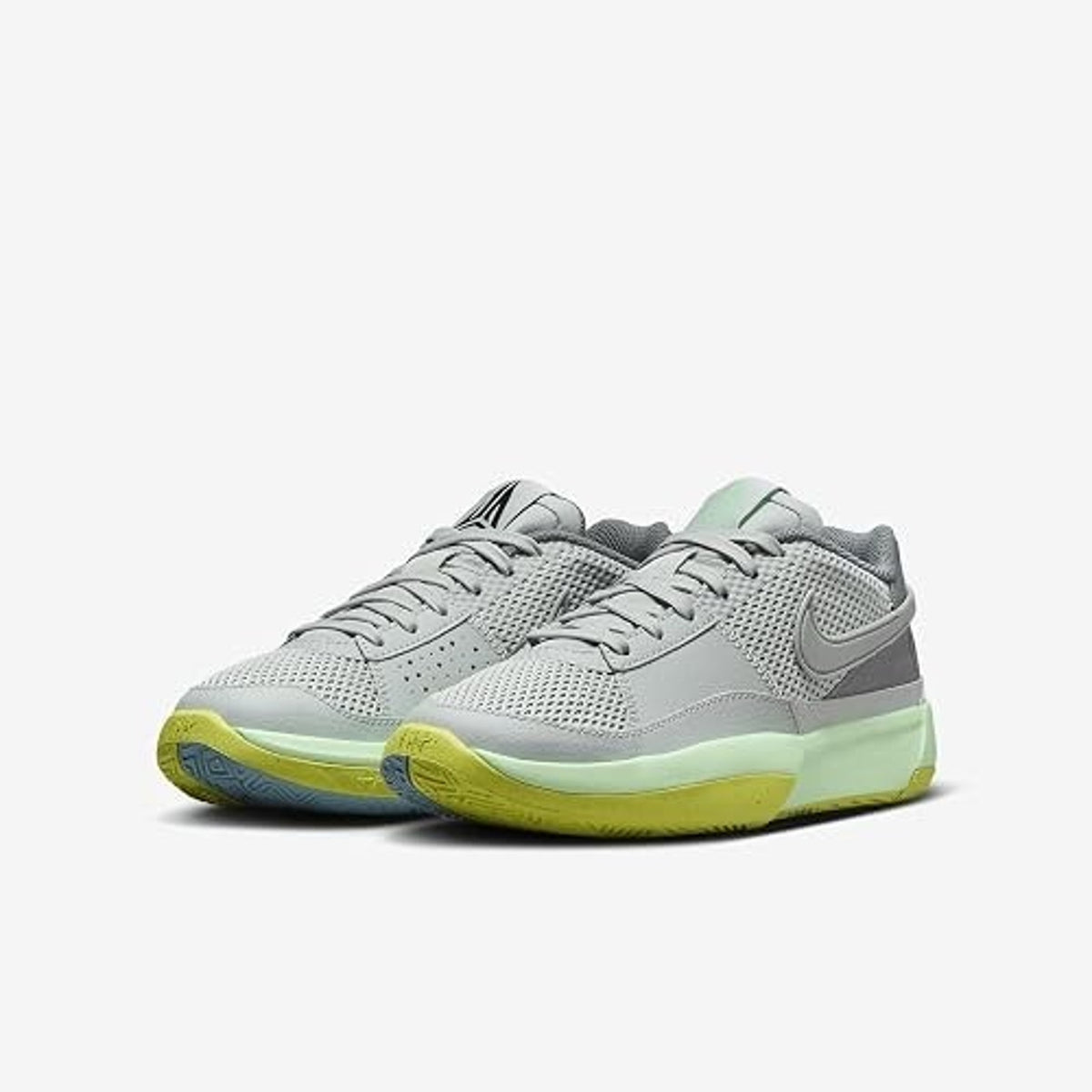 Nike Ja 1 Big Kids' Basketball Shoes DX2294-003 Light Silver/Cyber/Grey Size 6Y