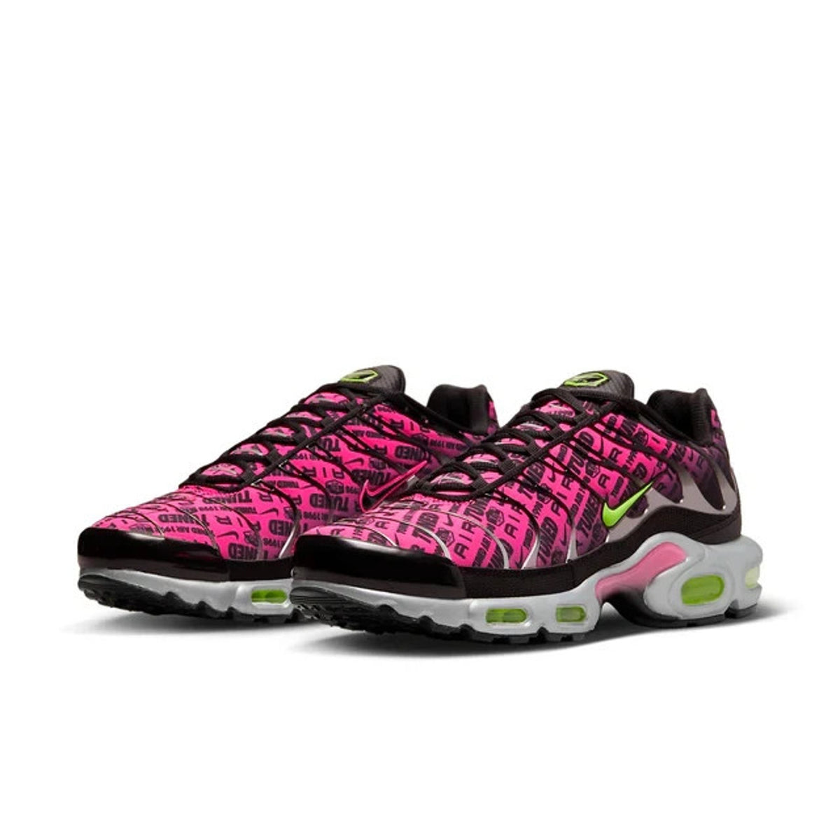 Air Max Plus Mercurial XXV Black/Volt-Hyper Pink FJ4883-001 Men's Size 10.5