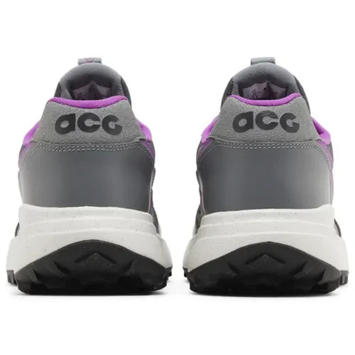 Nike ACG Lowcate Mens Smoke Grey Vivid Purple New Sneakers Hiking Shoes Size 7.5