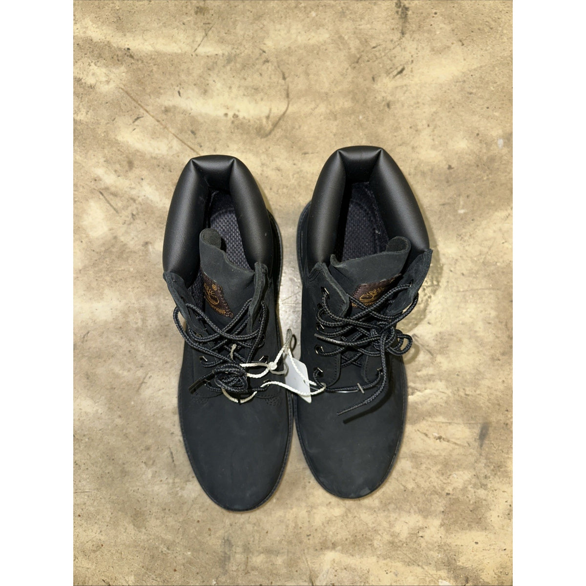 Timberland 6 Inch Premium Waterproof Black Leather Boots Men’s Size 7