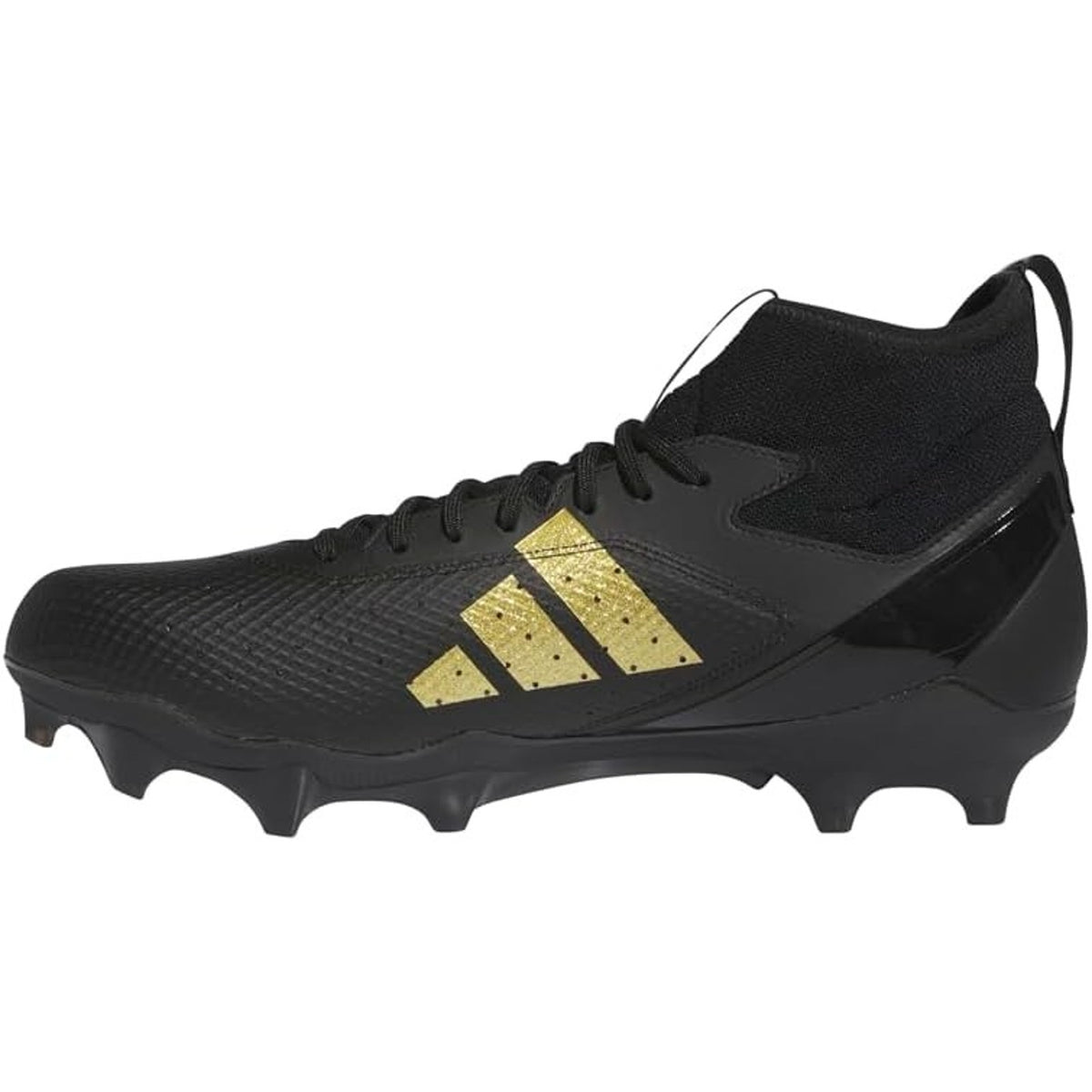 Adidas Adizero Impact Black Gold Football Cleats Mens Size 12
