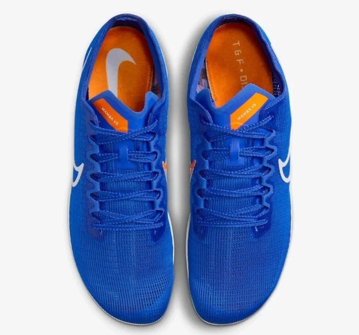Nike Men's Zoom Mamba V6 Distance Track Field Blue Spikes Size 11-13 DR2733-400