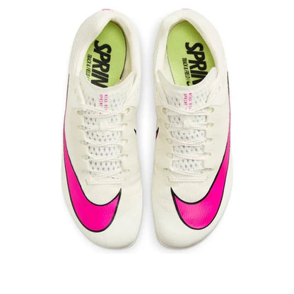 Nike Rival Sprint Track Spikes DC8753-101 White Pink Size 12.5 Mens Running