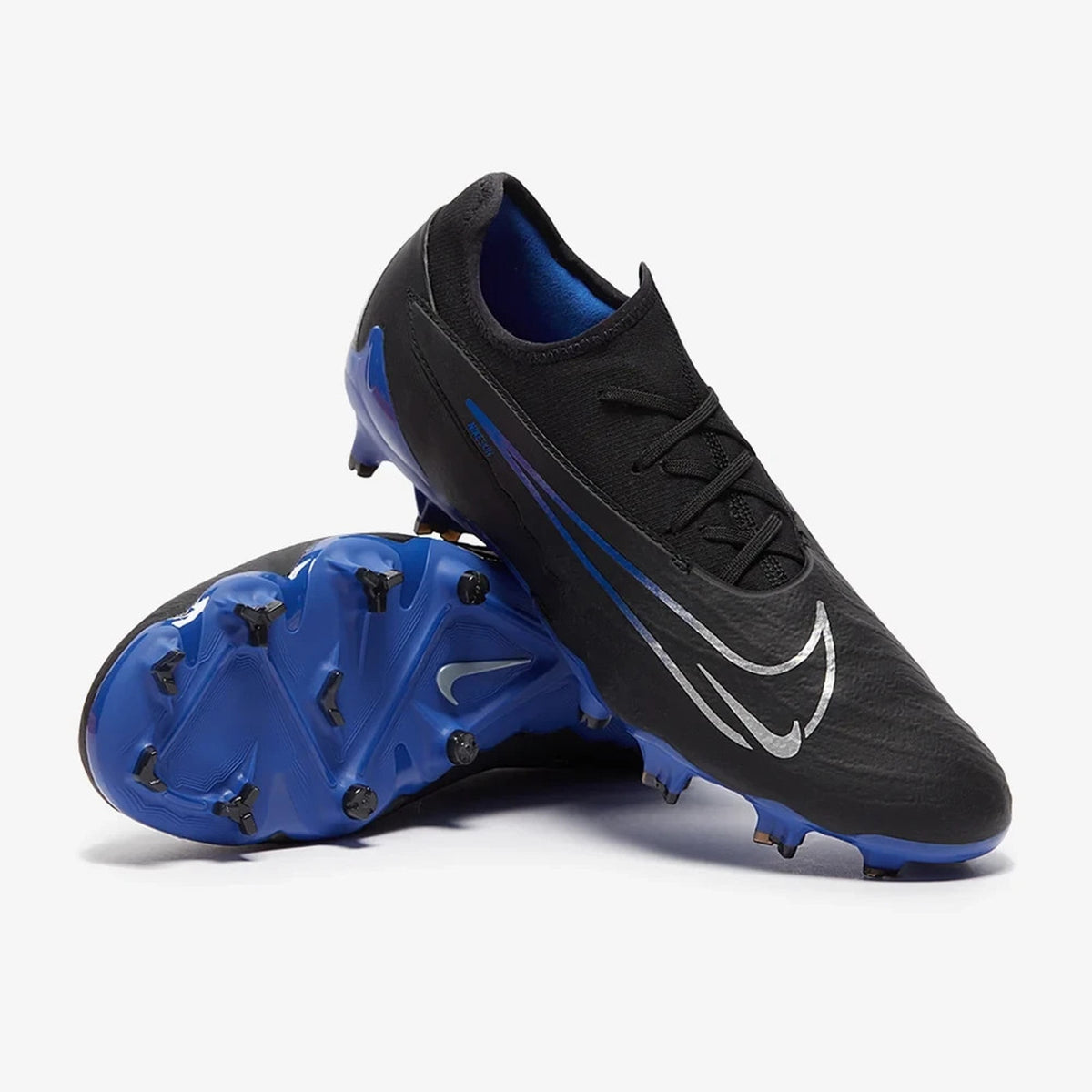 Nike Phantom GX Pro FG Black Blue Soccer Shoes Cleats Mens Size 7.5