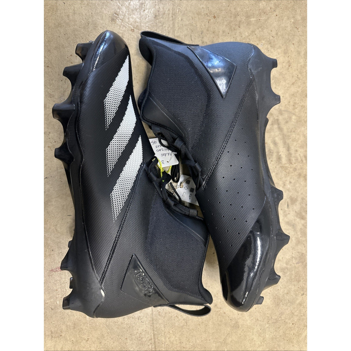 Adidas Adizero Chaos High Lineman Black Football Cleats Men's Size 18 ID9103 ZA3