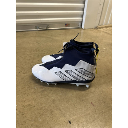 Adidas Nasty 2.0 GV8304 Football Cleats Men's Navy Blue White Zip Up Size 13.5