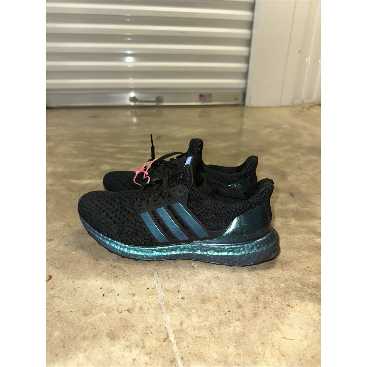 Adidas UltraBoost Clima 'Iridescent Pack Black Signal Cyan' Shoes Men's Size 7