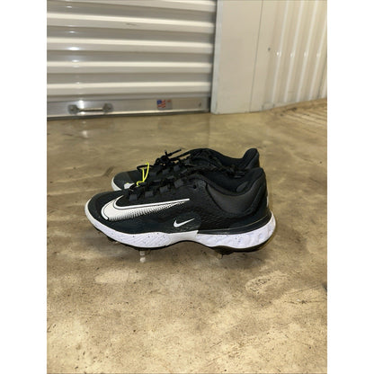 NEW Nike Alpha Huarache Elite 4 Low Baseball Cleats Black Mens Sz 7.5 DJ6521-003