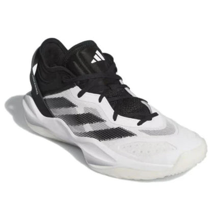 Men's 12/ Wmns: 13 Adidas Adizero Select Black White 2.0 Basketball Shoes-IG6683