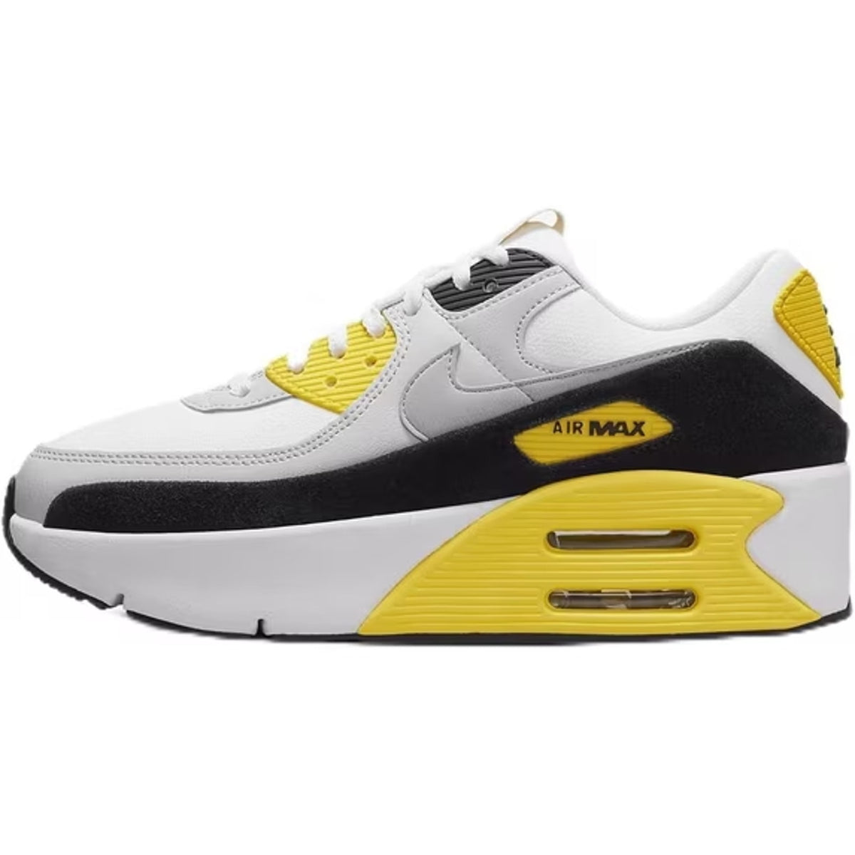 Nike Air Max 90 LV9 Womens Size 6 White Yellow Sneakers FD4328-105