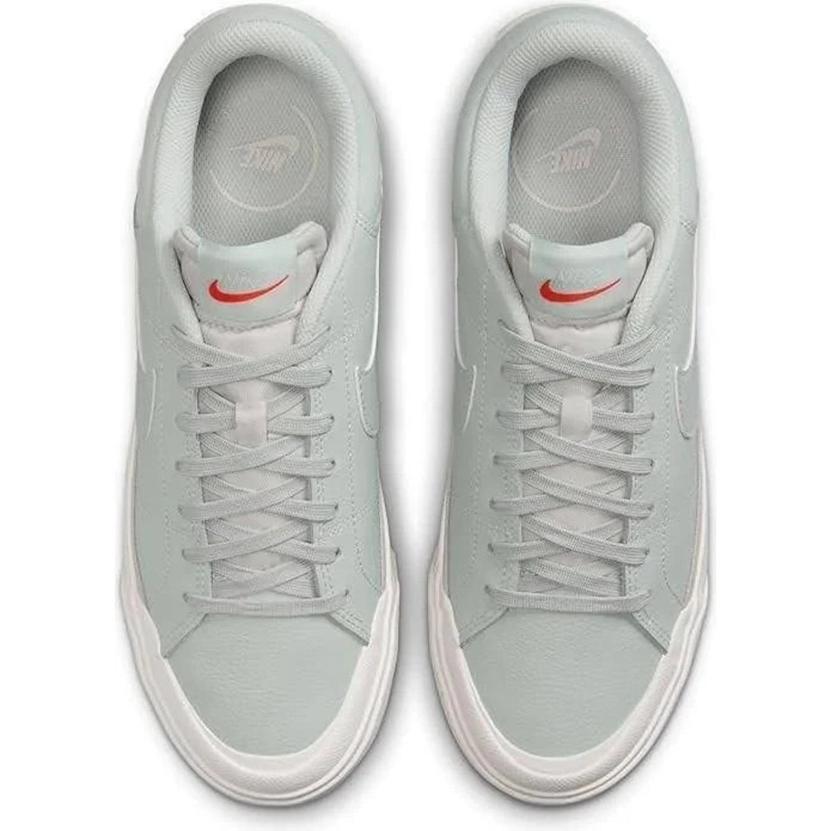 Nike Womens Court Legacy Lift 'Light Silver' Size 9 Platform Leather DM7590-400