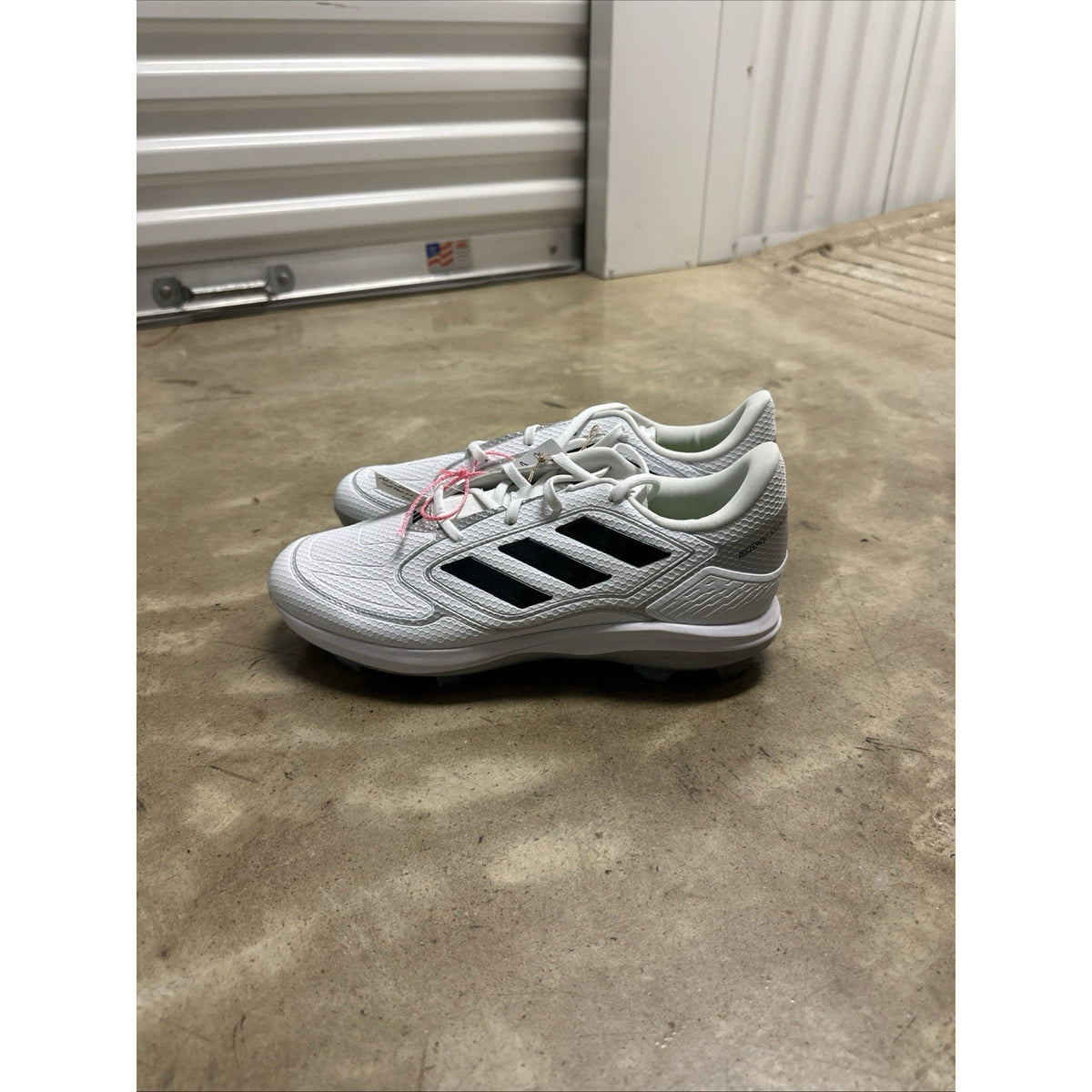 Adidas adizero Purehustle 3 TPU Fastpitch Cleats WHITE SILVER Size 11.5 Womens