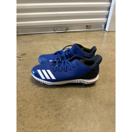 Adidas Men's Baseball Icon Bounce Metal Cleats Royal Blue US Size 15 CG5243