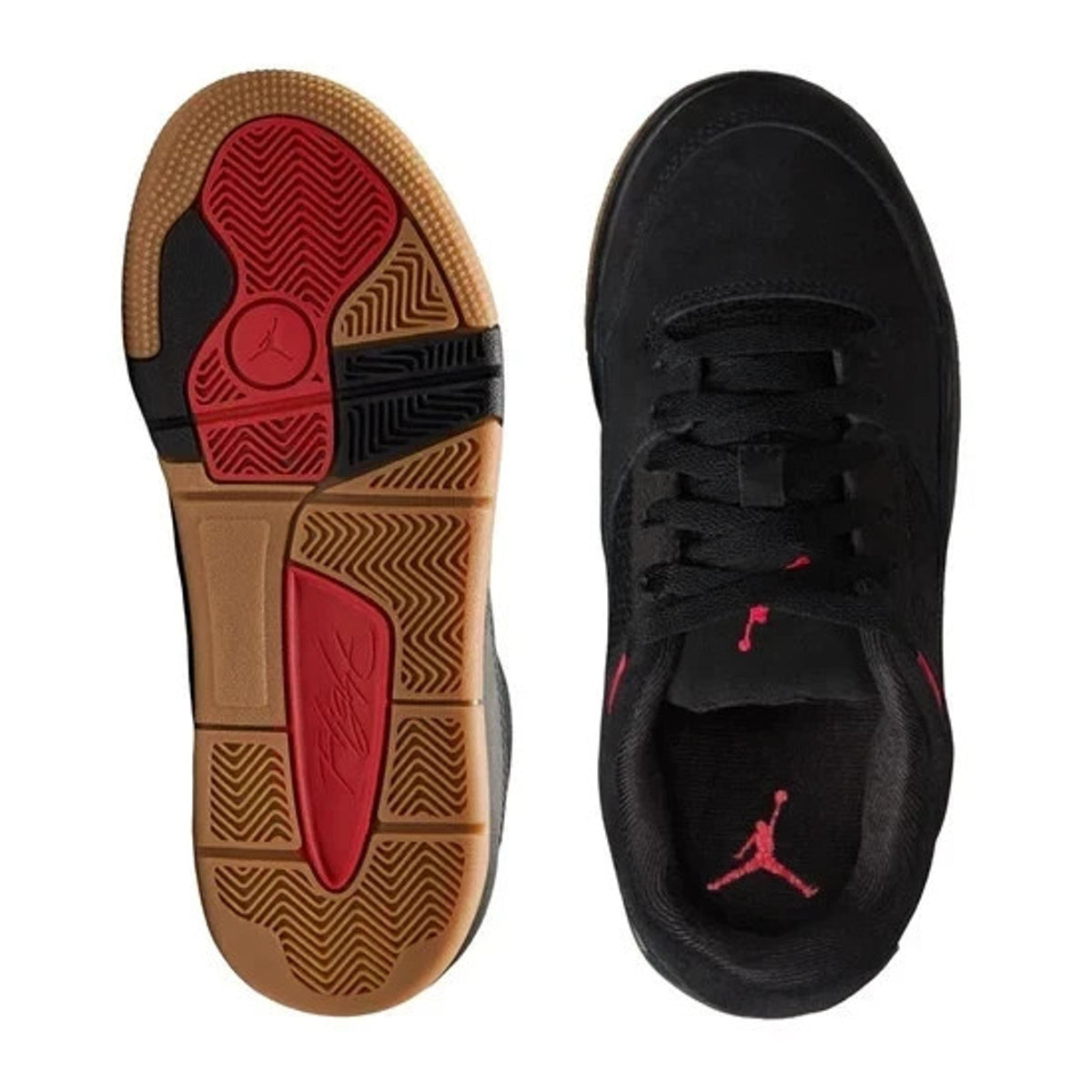 Jordan Air Jordan HF3333-001 Black Red Gum Boys US 7Y Low Top Sneakers
