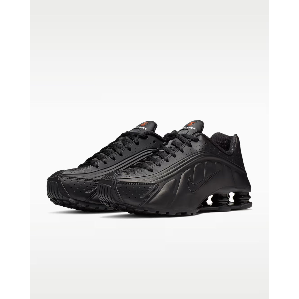 Nike Shox R4 2024 Women’s Size 7 Triple Black Sneakers AR3565-004 NEW!!!