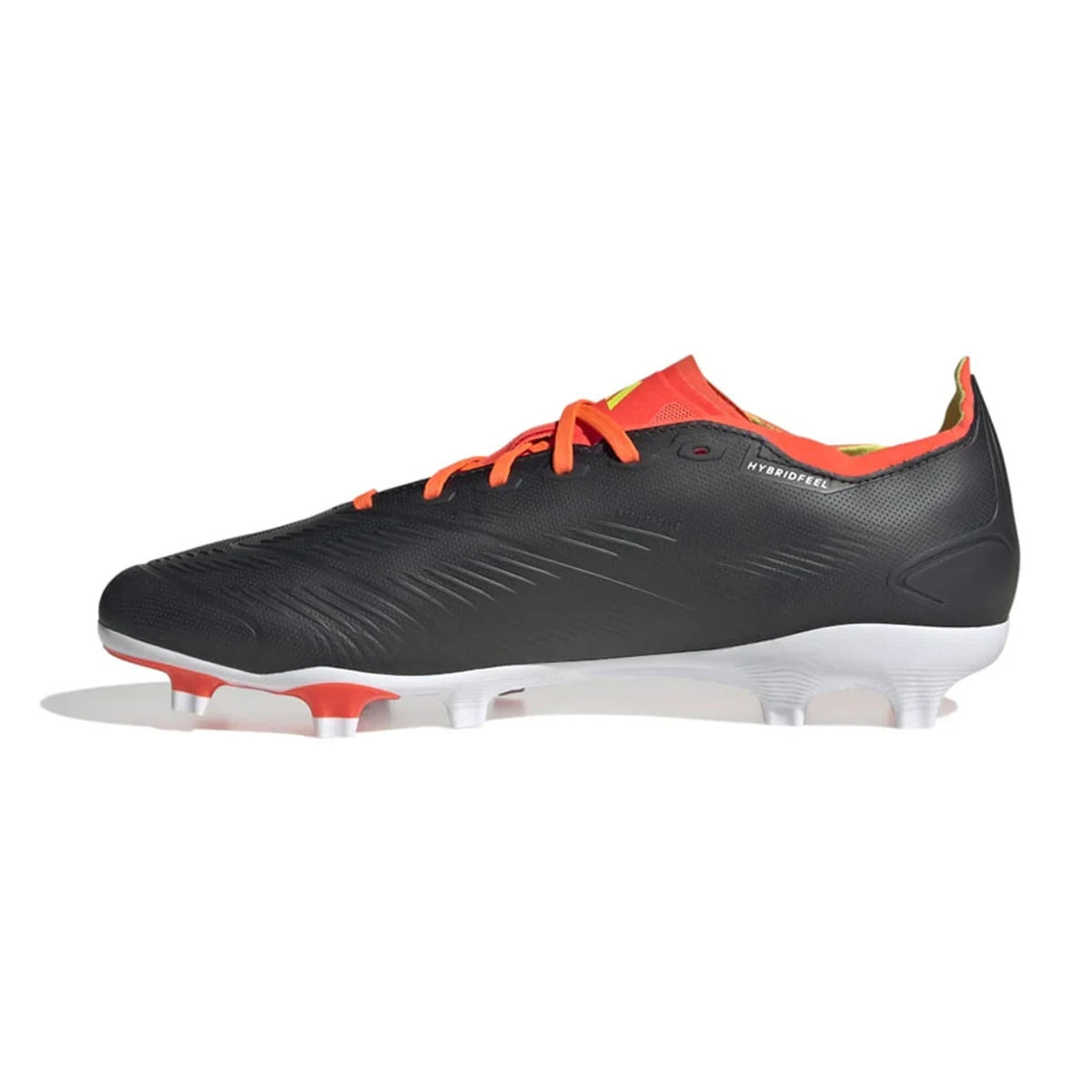 Adidas Predator 24 League Low FG Cleats Black White Orange IG7762 Men's Size 7.5