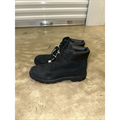 Timberland 6 Inch Premium Waterproof Black Leather Boots Men’s Size 7