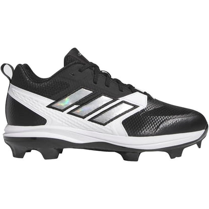 adidas Men's Icon 8 TPU Black White Baseball Athletic Sports Cleats Size 13