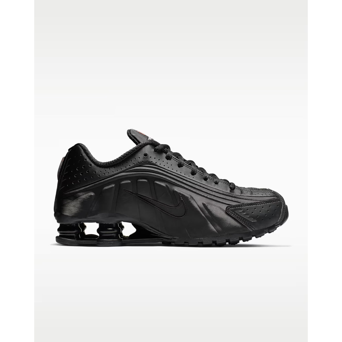 Nike Shox R4 2024 Women’s Size 7 Triple Black Sneakers AR3565-004 NEW!!!