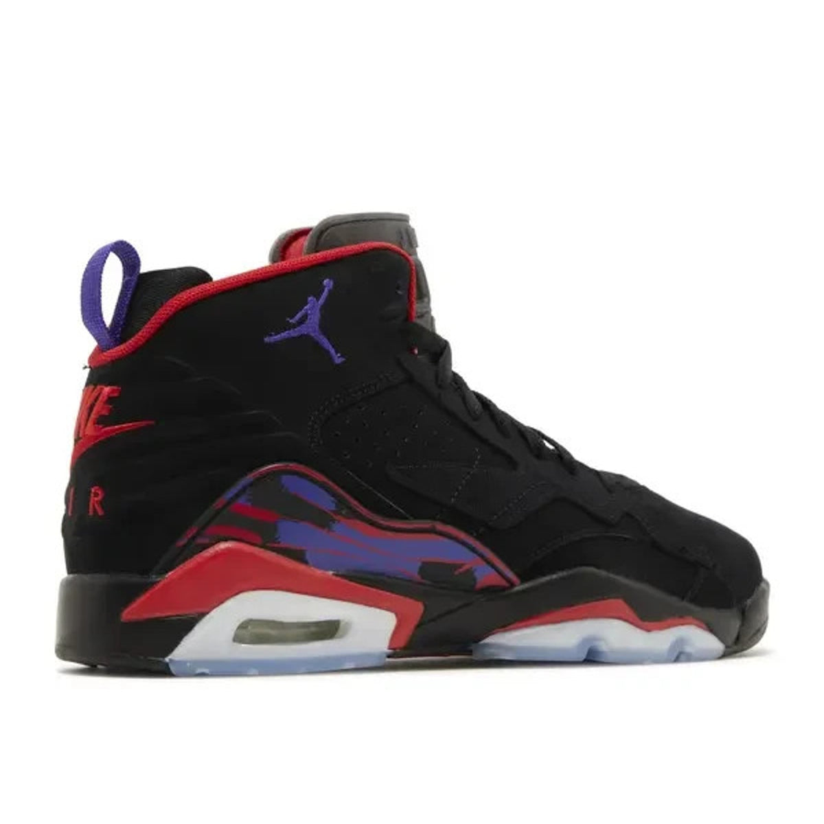 Jordan Air Jordan 6 Retro Unisex Kids High Top Sneakers Black/Red/Purple US 6Y