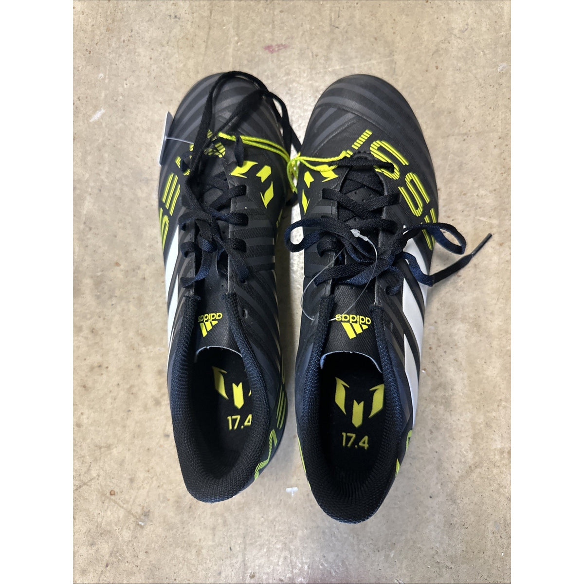 Adidas Nemeziz Messi 17.4 TF J Black/White/Lime Size 8 Men’s