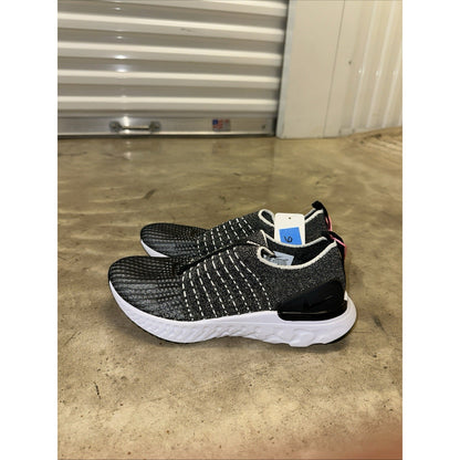 Nike React Phantom Run FK 2 Black Running Shoes CJ0280-002 Size 6 Mens