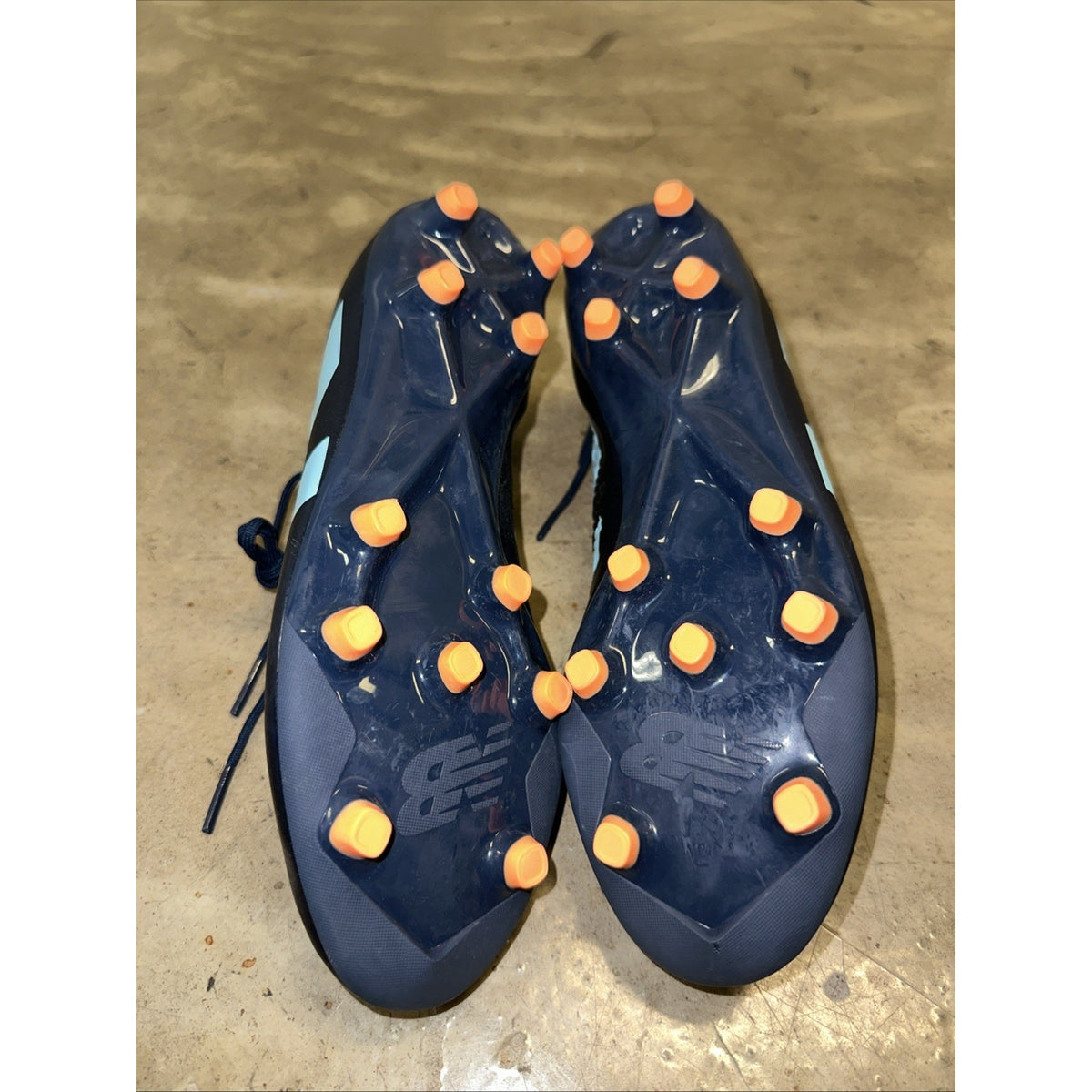 New Balance Tekela Magique FG V4+ ~ ST3FN45 ~ Men's 6.5 Navy/Baby Blue/Orange