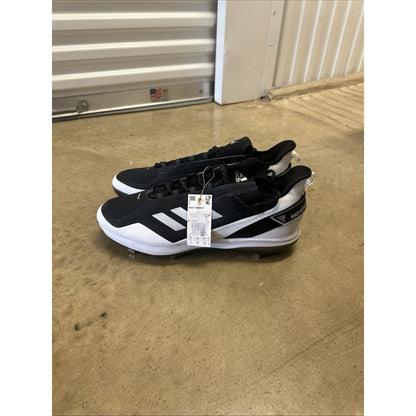 Adidas Icon 7 Boost 'Black White' Baseball Cleats Men's Size 17