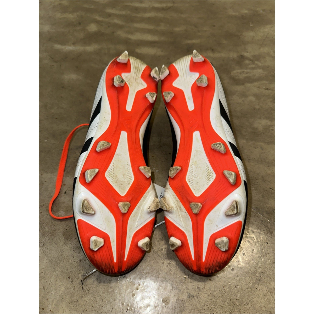 Adidas Predator League FG Soccer Cleats – Black/White w/ Orange Men’s Size 5