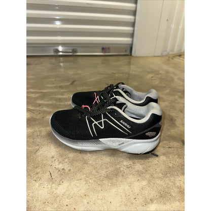 Karhu Fusion Ortix Running Shoes Women's 6.5 Black Silver Athletic Sneakers