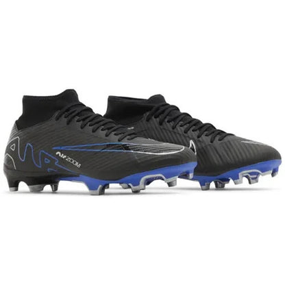 Nike Zoom Superfly 9 Academy FG/MG Black Blue [DJ5625 040] Men's Size 8.5