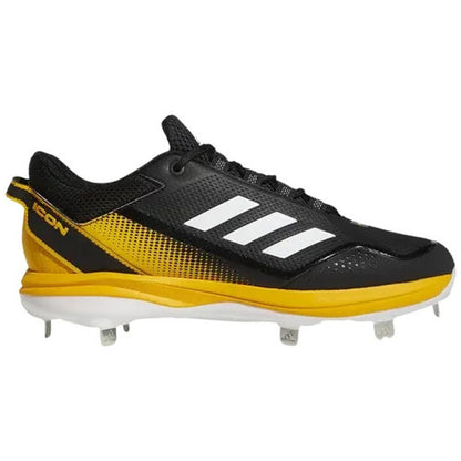Adidas Icon 6 Bounce Mens Metal Baseball Cleats FV9346 Yellow Black Size 7