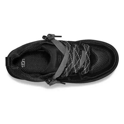 UGG Lo Lowmel Black Lace Up Low Top Sneaker Men's Casual Shoes Size 11/Wmns 12