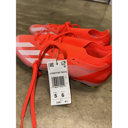 Size 5 Mens adidas x Crazyfast Pro FG Energy Citrus Pack Soccer IG0593 Size 6W