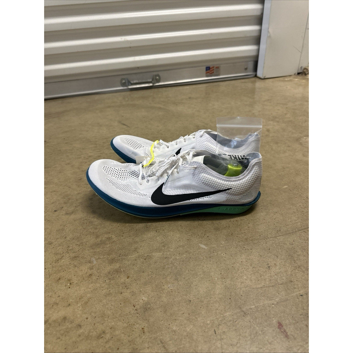 Size 15 - Nike ZoomX Dragonfly 2 Elite White Bright Spruce Green FZ9315-102
