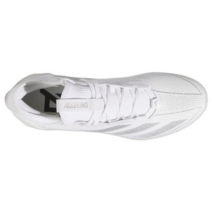Adidas Adizero Electric.1 White Silver Metallic IF2425 Football Cleats Size 8.5