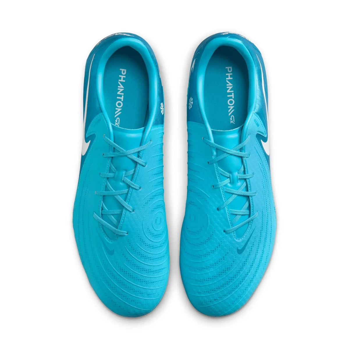 New Men’s Nike Phantom GX II Club FG/MG Blue Fury White Size 10