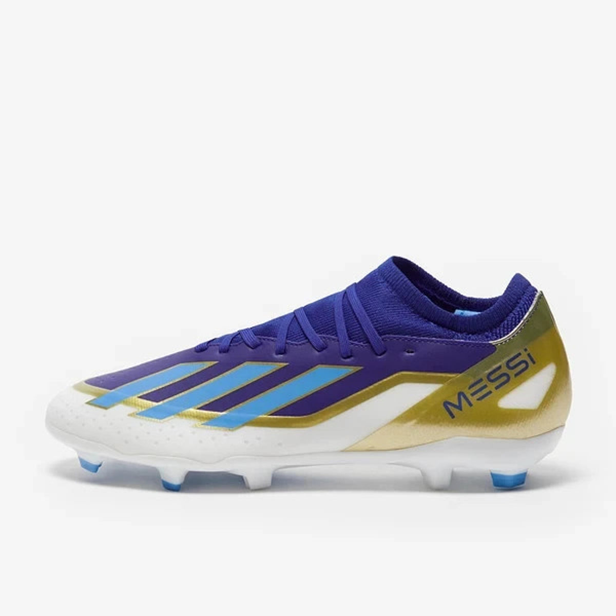 Adidas X Crazyfast Messi.3 FG Soccer Cleats Blue Gold GZ5146 Mens 5.5