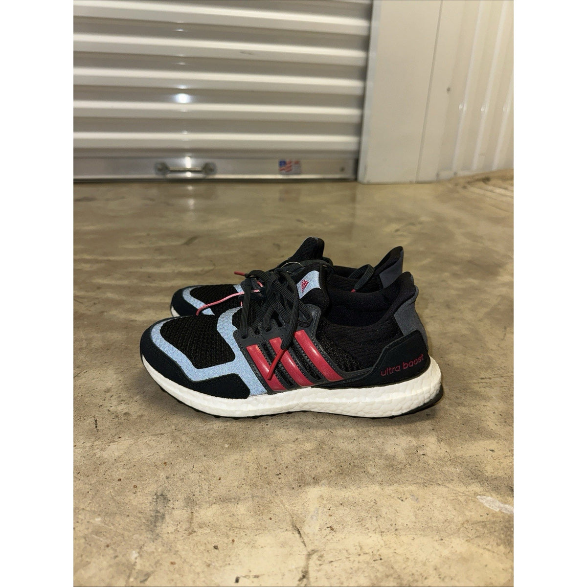 Adidas Ultra Boost S&L Core Black Energy Pink Red Women’s US Size 5.5