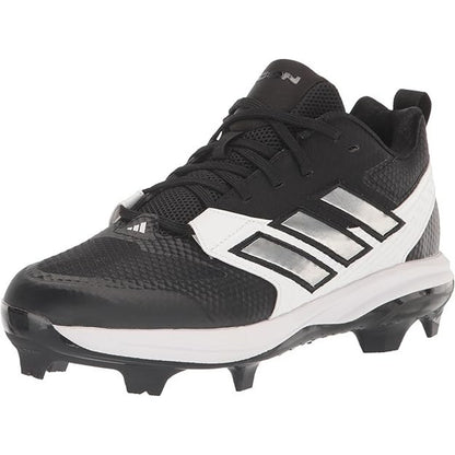 adidas Men's Icon 8 TPU Black White Baseball Athletic Sports Cleats Size 13