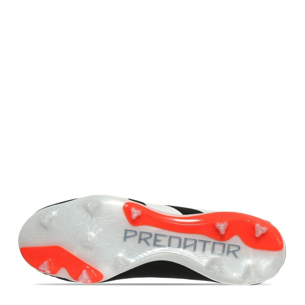adidas Mens 5 PREDATOR 24 PRO FIRM GROUND SOCCER CLEATS Black/Solar Red IG7777
