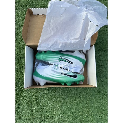 Nike Air Zoom Vapor Pro 1 Green White Football Cleats HM8850-100 Mens Size 6.5/8
