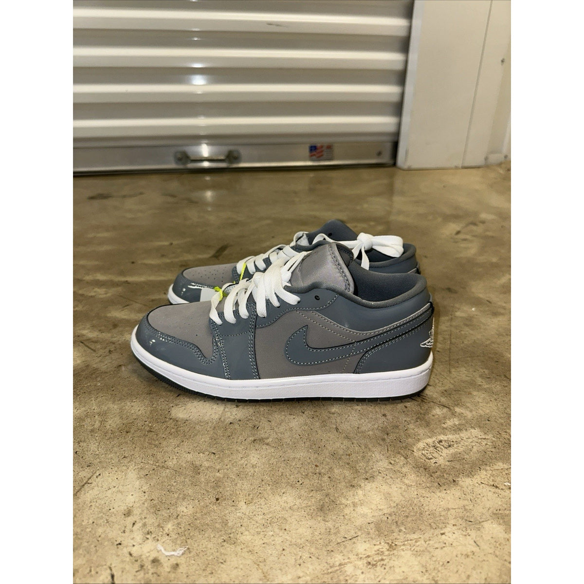 Air Jordan 1 Low SE 'Medium Grey Cool Grey White' Size 7.5 Mens