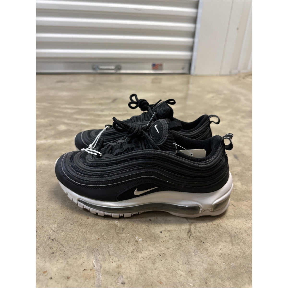 Nike Air Max 97 Black White GS Size 5Y/ Womens Size 6.5