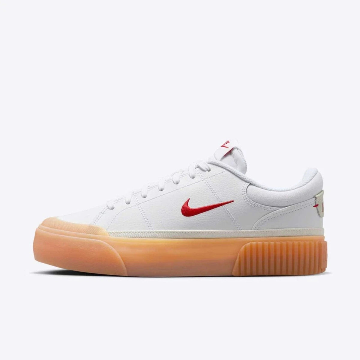 Nike Court Legacy Lift White University Red Gum W - FV5526-103 Size 11 Womens