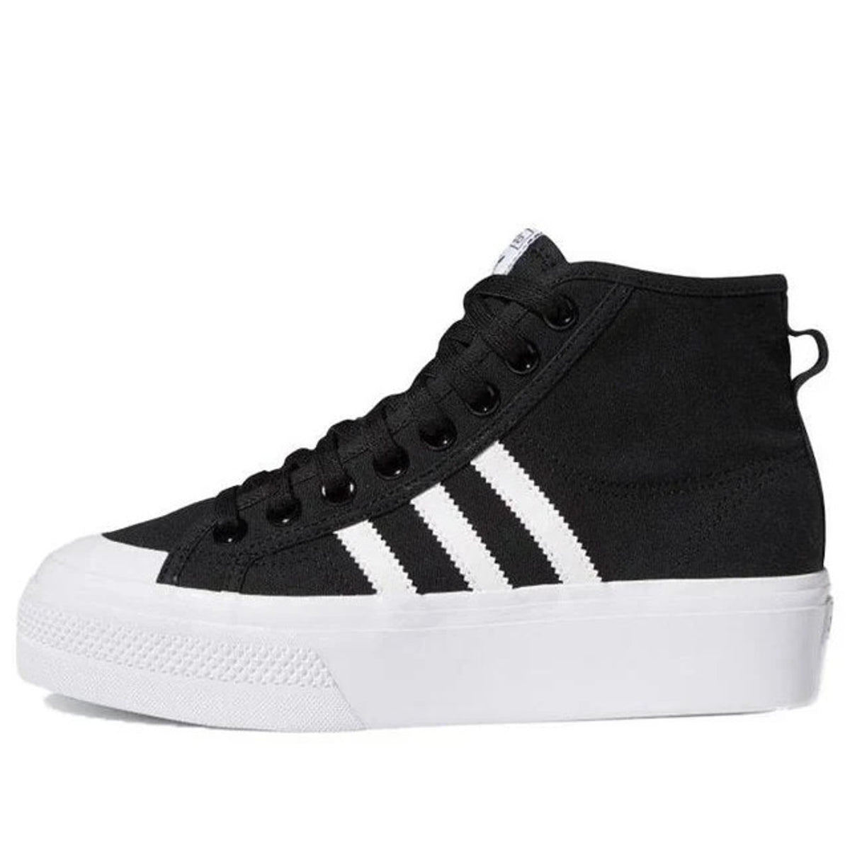 Adidas Nizza Hi ADV HI Top Sneakers skateboarding Shoe Core Black Size 6 Mens/7W