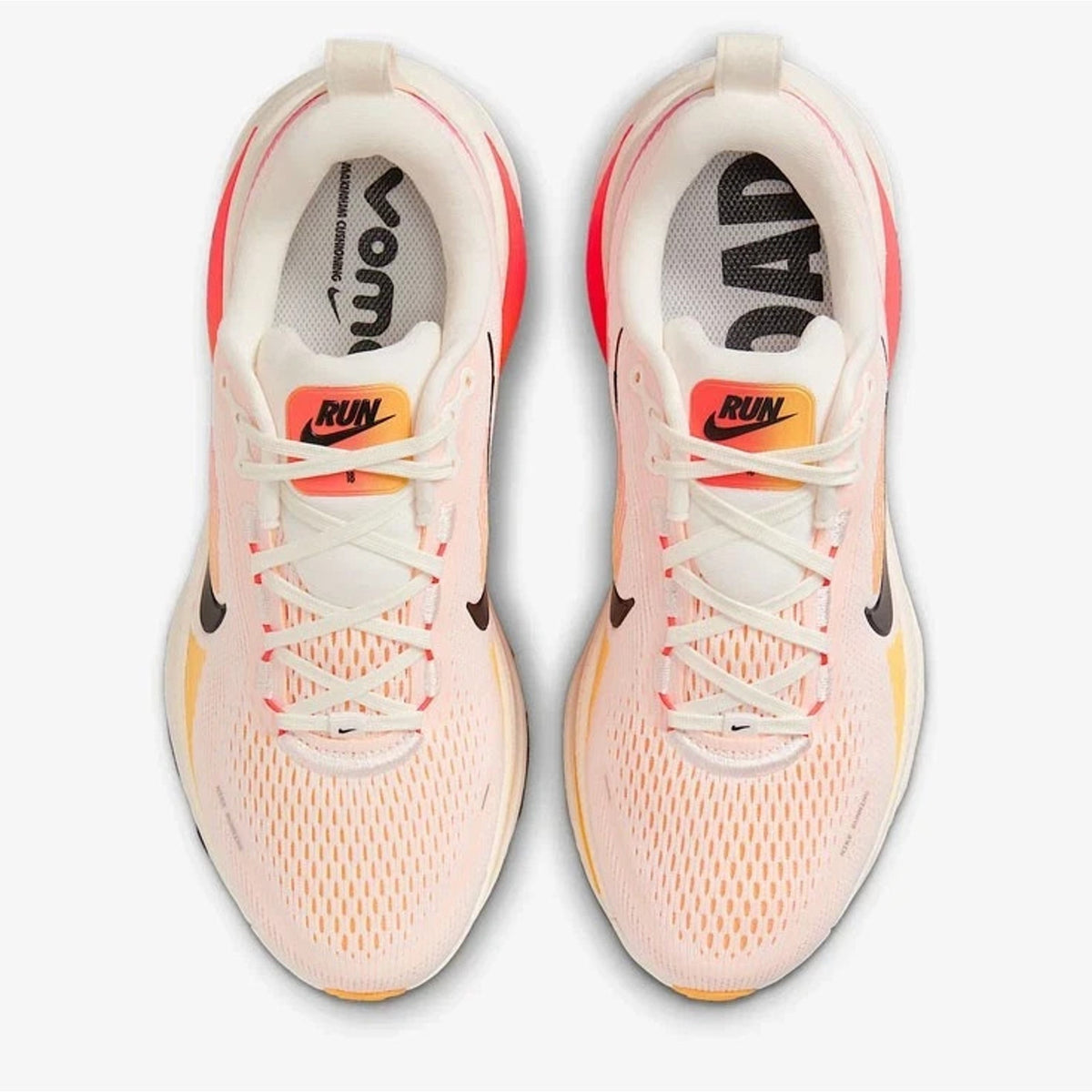 Nike Vomero 18 Sail Bright Crimson Laser Orange GS Nby HM6804-100 Size 6.5Y