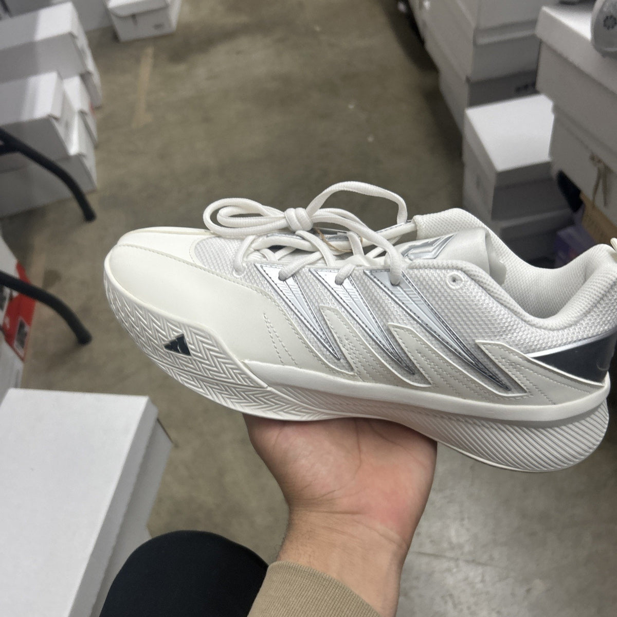Adidas Dame Certified 3 Low White/Black/Metallic Basketball Shoes Men's Sizes