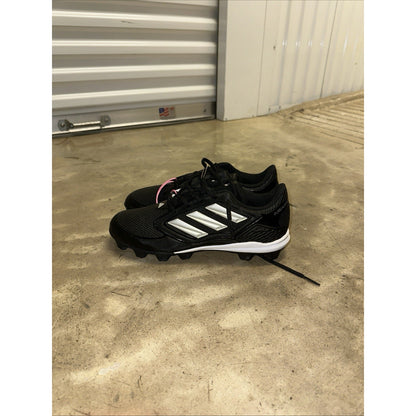adidas Women's Pure Hustle 3 Mid Softball Cleats Size 11 Black/Silver, H2(B229T)