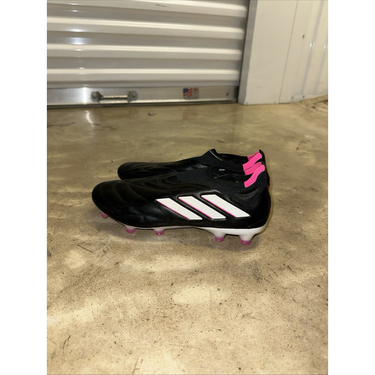 Adidas Copa Pure+ FG Soccer Cleats HQ8881 Black Pink Mens Size 7.5
